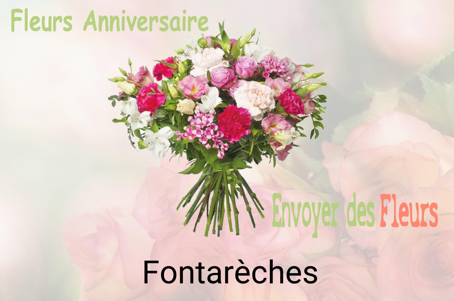 Bouquet de fleurs d’anniversaire livré à Fontarèches