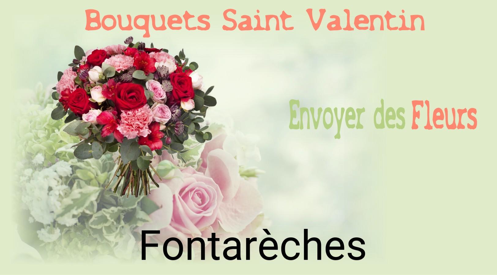 Roses de Saint-Valentin livrées à Fontarèches